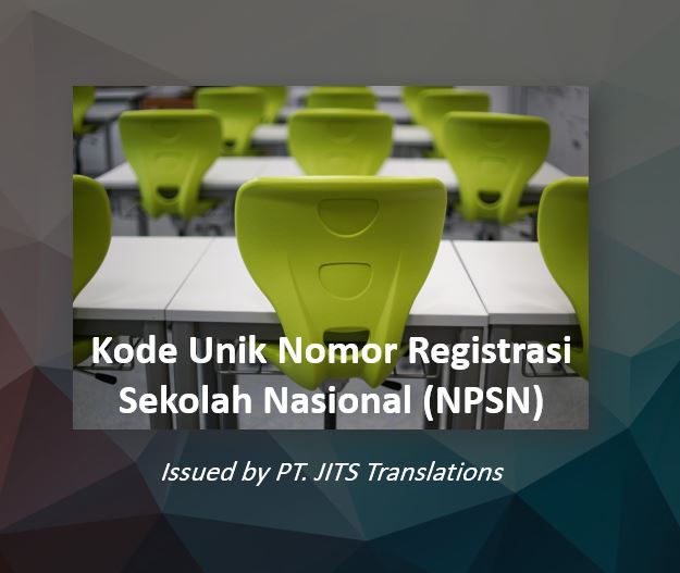 Kode Unik Nomor Registrasi Sekolah Nasional (NPSN)